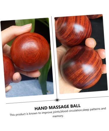 Partykindom 4-Piece Solid Wood Baoding Balls for Hand Massage & Fitness Chinese Roller Massage Balls for Health & Relaxation - Buy Online on GoSupps.com