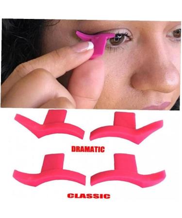 Froiny 4-Piece Silicone Winged Eyeliner Stamp & Eyeshadow Applicator | Easy Makeup Stencil Tool for Stunning Looks - Buy Online on GoSupps.com