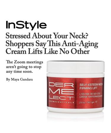 Dermelect Self-Esteem Neck Firming Lift - Anti-Aging Cream for Neck & D collet AHA & BHA Hydrating Treatment with Avocado Oil & Squalene - Firming Solution for Sagging Skin & Tech Neck 2 oz - Buy Online on GoSupps.com