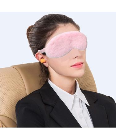 Plush Eye Mask Set - Soft & Fluffy Sleep Masks for Kids, Adults, Women - 4 Pcs - Buy Online on GoSupps.com