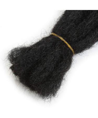 Coolbers 100% Human Hair Dreadlocks Extensions - 12-Inch Handmade Crochet Braids 10 Strands 1cm Width Available in 8 Inch #1b - International Shipping - Buy Online on GoSupps.com