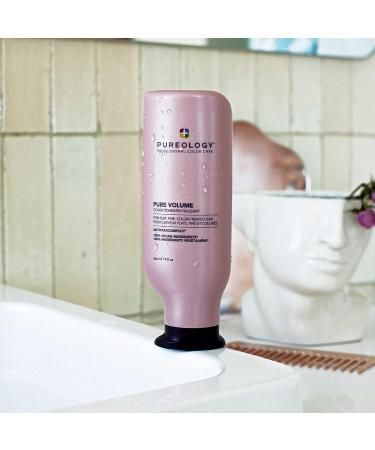 Pureology Pure Volume Conditioner - 9 Fl Oz | For Flat, Fine Color-Treated Hair | Restores Volume & Movement | Sulfate-Free & Vegan - Buy Online on GoSupps.com