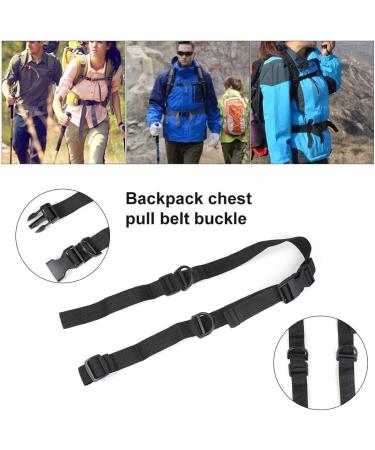 BZKSER Adjustable Chest Strap Backpack - Quick Lock Belt for Jogging & Hiking - 2 Pieces - Black - Buy Online on GoSupps.com