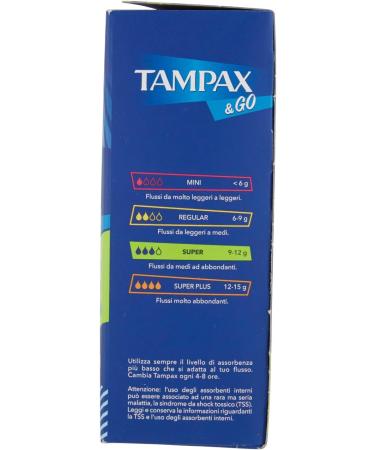 Buy Tampax & Go Super Tampons - 18 Pieces Pack - Fast International Shipping - Buy Online on GoSupps.com