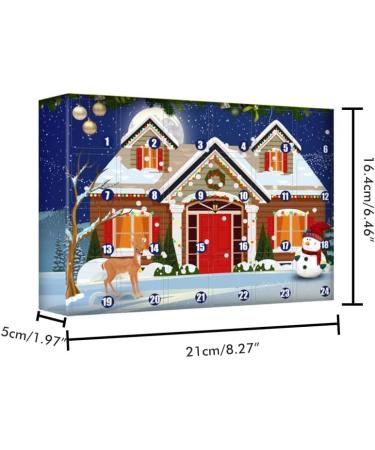 Encomy Christmas Countdown Beauty Set | Advent Calendar with 24 Care Products & Accessories | Perfect Family Gift - Buy Online on GoSupps.com