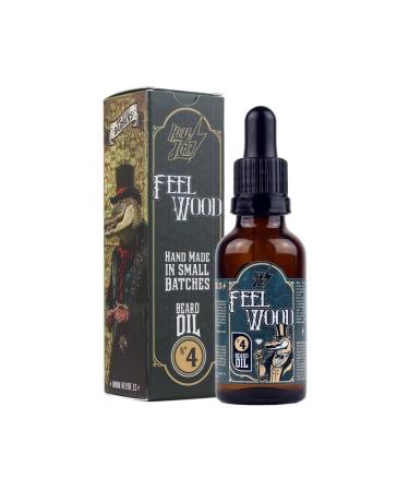HEY JOE! - Feel Wood No. 4 Beard Oil | Refreshing Natural Beard Oil for Men with Cedarwood and Juniper Aroma - Beard Care for a Healthy Beard - 30ml