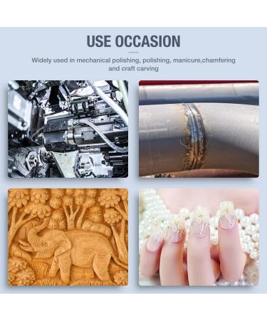 5 in 1 Nail Drill Bits 3/32'' Carbide Tungsten Multi-function Medium Fine Coarse Drill Bits Suitable for Manicure Pedicure Cuticle Gel Polishing Medium-M - Buy Online on GoSupps.com