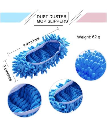 Cosywell Mop Slippers: 10 PCS Cleaning Floor House Shoes Cover Duster - Washable & Reusable - Buy Online on GoSupps.com