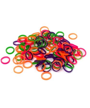 Dog hair gum neon-color 100 pieces