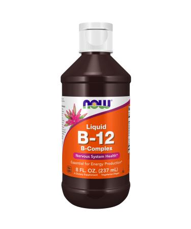 Now Foods Liquid B-12 B-Complex 8 fl oz (237 ml)
