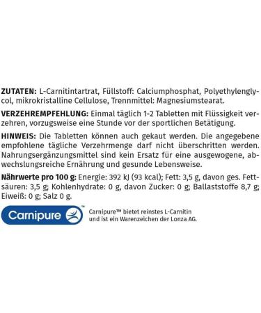 Buy MEGAMAX L-Carnitine 500 mg Tablets - 60 Pieces | Best Price Fast International Shipping - Buy Online on GoSupps.com