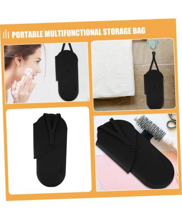 FOMIYES 2pcs Black Hanging Storage Pouch Hair Rollers Travel Storage Bag - Buy Online on GoSupps.com