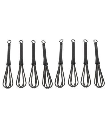 Gatuida M langeur de Coloration Capillaire Fouet Manuel 8 Pi ces Noir pour Coiffeurs Professionnels et Usage Domestique M langeur Agitateur pour Cr me Colorante Cheveux Facile Nettoyer