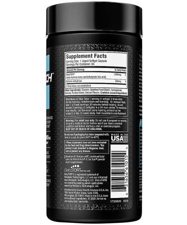 Muscletech Clear Muscle 168 Liquid Caps - Enhanced Strength & Performance - Buy Online on GoSupps.com