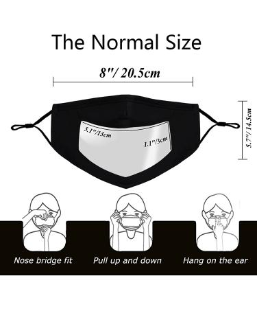 Genovega Fashion Designer Reusable Face Mask | Breathable & Adjustable | Black/Clear | for Women Men Adults - Buy Online on GoSupps.com