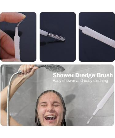TCOTBE 50 Pcs Anti-Clogging Shower Dredge Brush - Mini Shower Head Cleaning Brush with Nylon Bristles for Sprinkler Hole & Keyboard Gap - Buy Online on GoSupps.com
