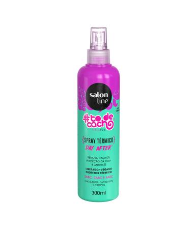 Linha Tratamento (#ToDeCacho) Salon Line - Spray Termico Renova Cachos (Pode Vir Quente Que Eu To Podendo) 300 Ml - (Treatment (#IHaveCurls) Collection - Curl Renewal Thermal Spray 10.14 Fl Oz)
