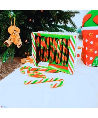 Bonds Mint Candy Cane 12 Pack 144g - Traditional Red Green & White Striped Treat - Delicious Festive Sweet with Durable Packaging for Freshness - Ideal for Parties Gifts & Tree Decorations (3) - Buy Online on GoSupps.com