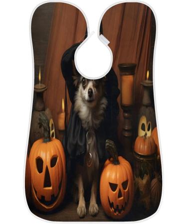 Pumpkin Dog Beard Bib Apron | Beard Hair Catcher for Men | Perfect Gifts for Dad & Husband | Father's Day Anniversary & Christmas - Buy Online on GoSupps.com