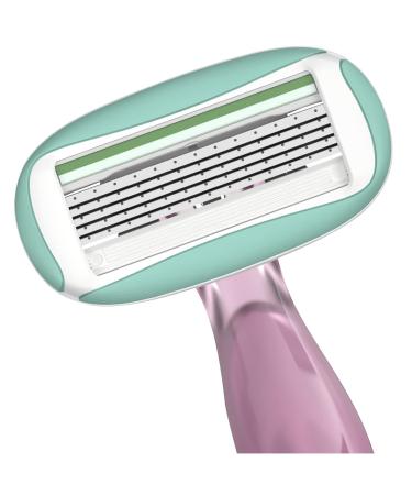 BIC Soleil Sensitive Advanced Women's Disposable Razor - 5 Blade - 2 Count - For Flawlessly Smooth Shave - Green (Pack of 1) - Buy Online on GoSupps.com