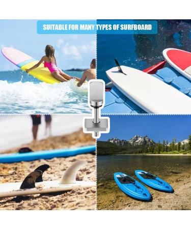 6Pcs Stainless Steel Surfboard Fin Screws - Tool-Free Thumb Screws for SUP, Longboard, Paddleboard - Surfing Accessories - Buy Online on GoSupps.com