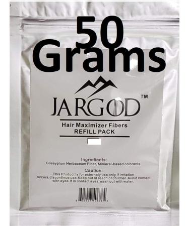 Hair Building Fibers 50g - Jargod Light Brown Refill for Thinning Hair | Best Hair Loss Concealer - International Shipping Available - Buy Online on GoSupps.com
