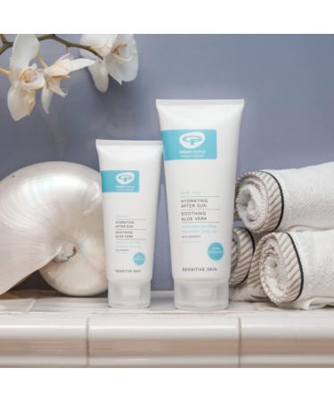 Green People Hydrating After Sun 200ml | Natural Organic After Sun Lotion | Hydrating Body Cream to Prolong Tan | Featuring Soothing Aloe Vera Cooling Mint & Calming Chamomile | Vegan Cruelty Free Peppermint 200 ml (Pack of 1) - Buy Online on GoSupps.com