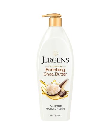 Jergens Shea Butter Deep Conditioning Moisturizer, 26.5 oz, 3X More Radiant Skin, with Pure Shea Butter, Dermatologist Tested (Packaging May Vary) 26.5 Fl Oz (Pack of 1)