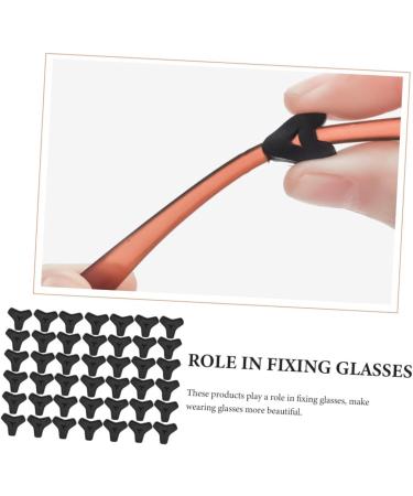 Buy Housoutil Silicone Glasses Ear Bracket - 20 Pairs of Anti-Slip Covers & Earring Cushions for Secure Glasses Fit | Durable Black Gel Eye Frame Hooks - Buy Online on GoSupps.com