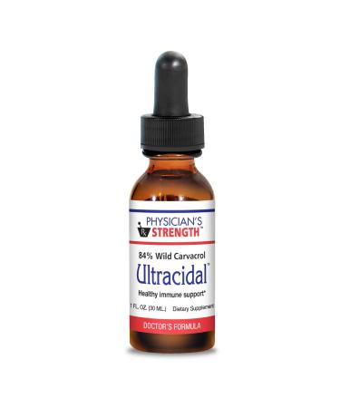 Physician's Strength Ultracidal - 30 mL - Wild-Source High-Carvacrol Oregano Oil - Provides Healthy Immune Support - 86 Servings