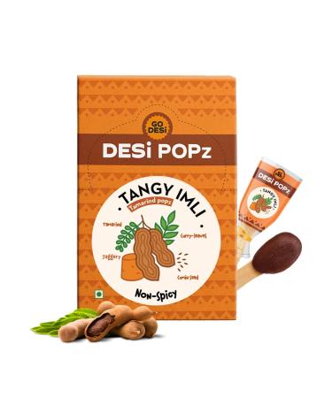 GO DESi Tamarind Lollipops | 50 Pieces | Fruit Candy | Desi Pops | 400 gm | Non-Spicy (Sweet and Sour)