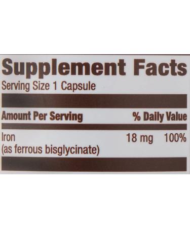 Amazon Elements Iron 18mg Capsules - Vegan, Supports Red Blood Cell Production, 195 Count (6 Month Supply) - Buy Online on GoSupps.com