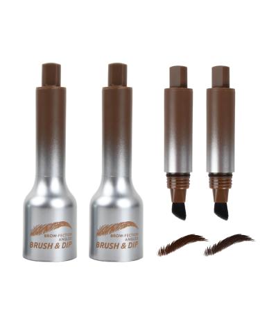 Futuhada Hair Effect Eyebrow Pen Instant Brow Fection Angled Brush and Waterproof Gel Enhanced Microblading Pencil for Natural Brows and Long Lasting