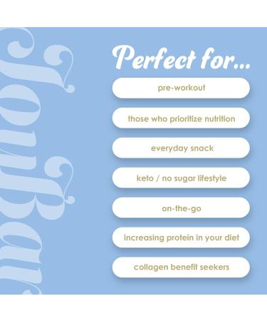 No Sugar Joybar Collagen Bar - Cookies and Cream - 0g Sugar 14g Protein - Nourish Inside & Out - Low Calorie High Protein Snack - Supports Skin Hair Nails & Joint Health - 12 Pack - Buy Online on GoSupps.com