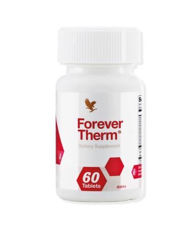 Forever Therm dietary supplement vitamin complex green tea extract caffeine gluten-free (60 tablets)