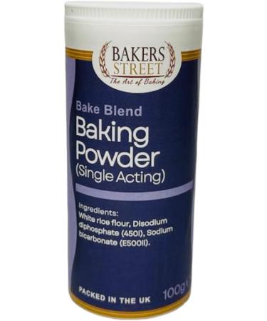 Bakers Street Gluten Free Baking Powder (6 X 100g) | World Best Premium Quality | For Making Foods