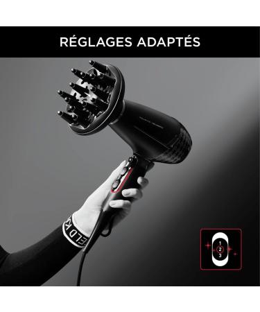 SEB Group ROWENTA x KARL LAGERFELD KPro Stylist hairdryer 2200 W Pro AC motor ultrafast ion system shine booster complete accessory set CV888LF0 Professional motor - Buy Online on GoSupps.com