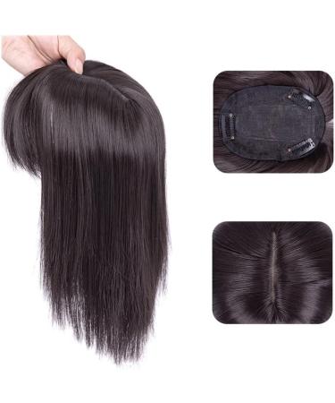14 Straight Hair Topper with Fringe for Thinning Hair - Brown Black - Buy Online on GoSupps.com