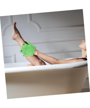 Buy Cute Exfoliating Bath Towel & Mittens - Soft Bathing Gloves for Skin Scrubbing & Back Rub | International Shipping Available - Buy Online on GoSupps.com