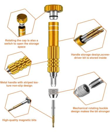 Glasses Repair Kit Eyeglass Repair Tool Spectacles Repair set with Screws Nuts Tweezers Screwdriver for Sunglasses Watch Clock Spectacle Electronics Phone Camera - Buy Online on GoSupps.com