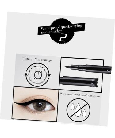 minkissy Eyeliner Pencils 2 Pieces Waterproof Eyeliner Makeup Eyeline Pencil Makeup Kitten Make Up Black Mx2pcs blackx2pcs - Buy Online on GoSupps.com