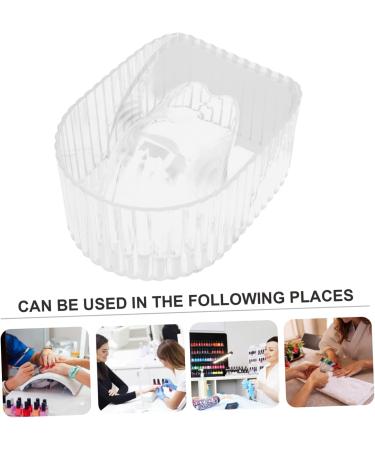 Housoutil Manicure Hand Soak Bowl Nail Remover Bowl Nail Color Removing African Wash Net Nail Soaking Bowl Clear Manicure Bowl Nail Soak Bowl Acrylic Advanced Manicure Tools 14.2x11cm Transparent - Buy Online on GoSupps.com
