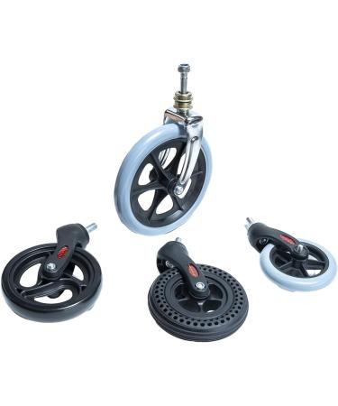 Wheelchair Front Wheel with Front Fork Replacement Wheel for Wheelchairs Rollators Wheelchair Front Casters Wheel Multi-color - Buy Online on GoSupps.com