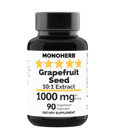 MONOHERB Grapefruit Seed Extract 1000 mg - 90 Vegetarian Capsules