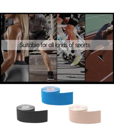 Buy Kinesiology Tape - Muscle Support Elastic & Breathable for Knee Pain Relief - Blue | International Shipping - Buy Online on GoSupps.com