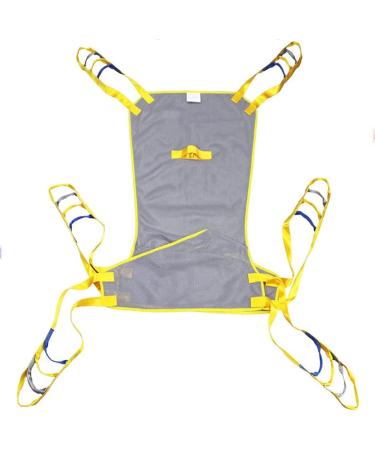 Toileting Sling Patient Lifter Medical Lift Equipment Bariatric Handicap Lift Commode Sling Medical Transfer Belt with Four Point Support Full Body Sling L