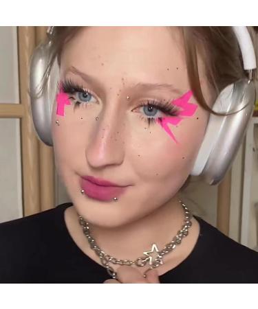 NOOEPC Face Gems & Fake Lip Piercings | Non-Piercing Nose & Eyebrow Studs | Y2K Punk Makeup Stickers for Men & Women - Buy Online on GoSupps.com
