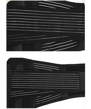 Wide Waist Support Belt for Back Pain Relief - Self-Heating Lumbar Support for Herniated Discs & Sciatica - Unisex Medium Size - Black - Buy Online on GoSupps.com