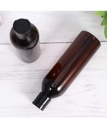 6PCs 250ml Refillable Travel Bottles - Portable Plastic Squeegee for Shampoo & Lotion - Brown - Buy Online on GoSupps.com