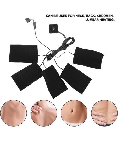5-Piece USB Heated Pillows Set - Portable Electrical Heating Cushions for Clothing - Adjustable Temperature Neck Warmer - Buy Online on GoSupps.com